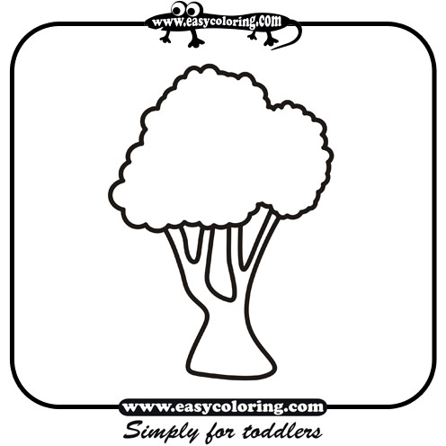 Tree Nine - Easy coloring trees Tree Nine - Easy coloring trees