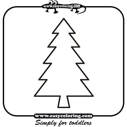 Tree Six - Easy coloring trees Tree Six - Easy coloring trees