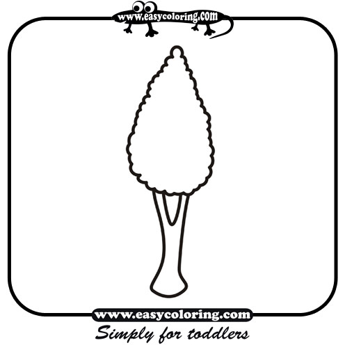 Tree Ten - Easy coloring trees Tree Ten - Easy coloring trees