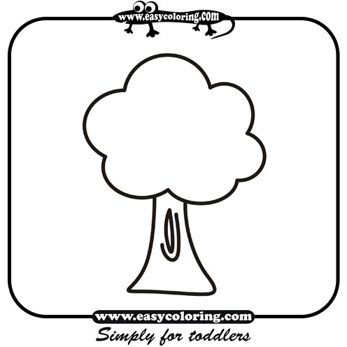 Tree Three - Easy coloring trees Tree Three - Easy coloring trees